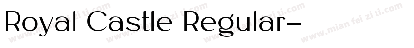 Royal Castle Regular字体转换